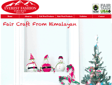 Tablet Screenshot of everestfashion.com